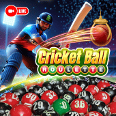 Cricket Ball Roulette live table on jiliok vip